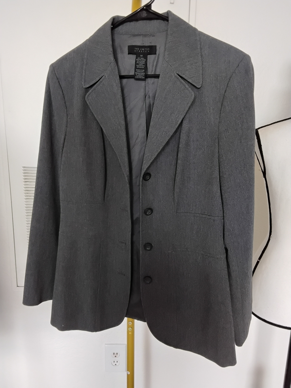 The Limited Women's Charcoal Gray Tailored Blazer